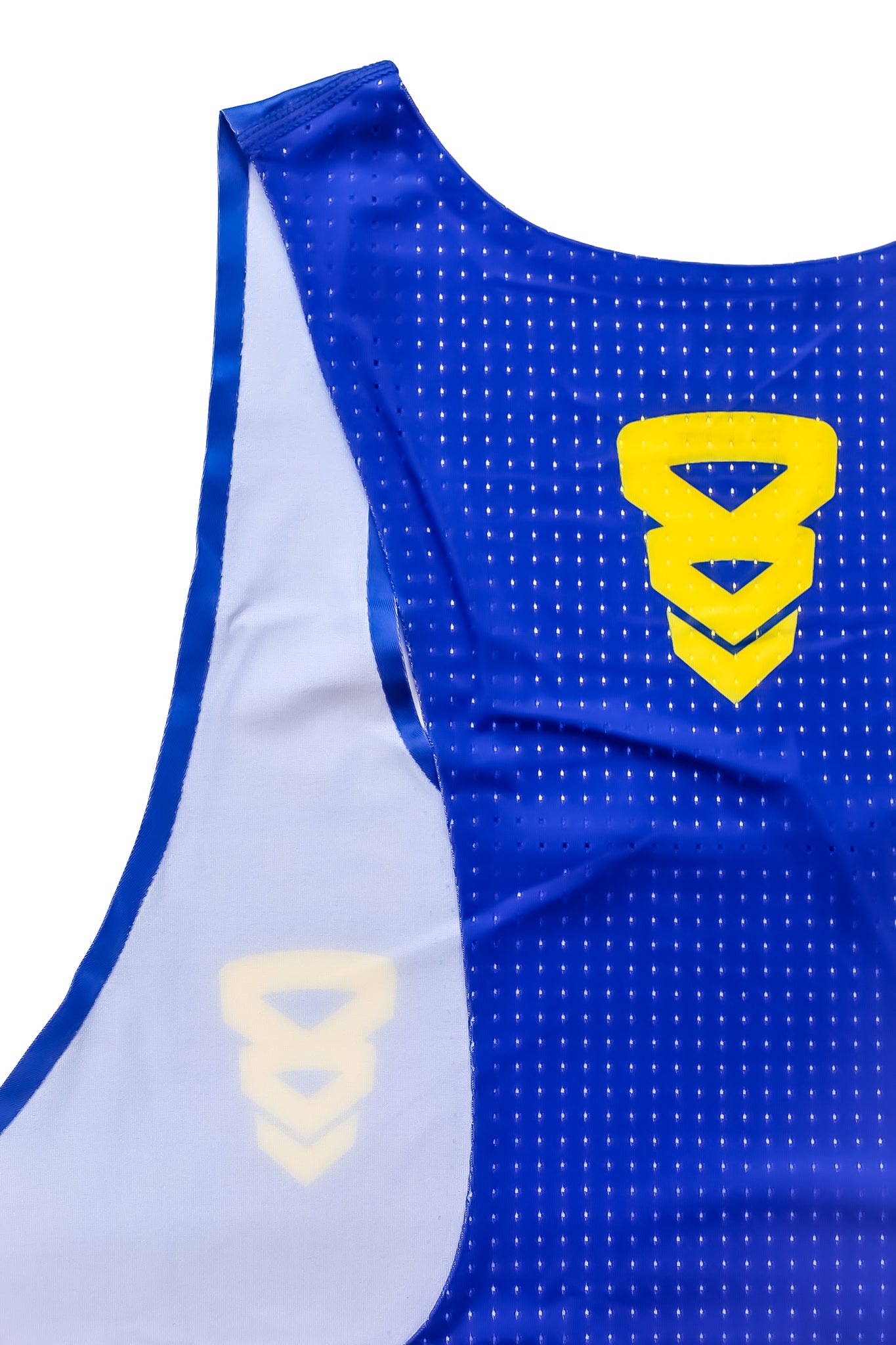 Blue and Yellow Running Singlet